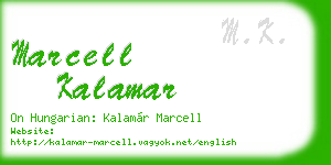 marcell kalamar business card